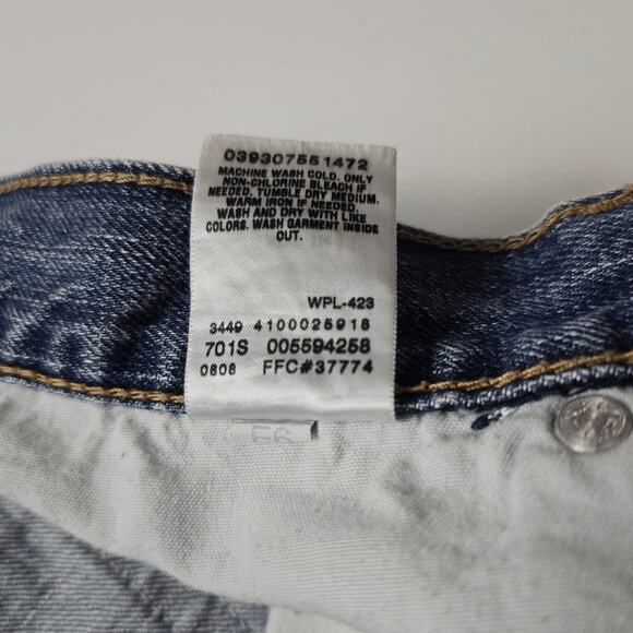 Levi's  559  Relaxed Straight Leg Loose Cotton Denim Men's Blue Jeans Vtg 36x34 - Picture 11 of 14